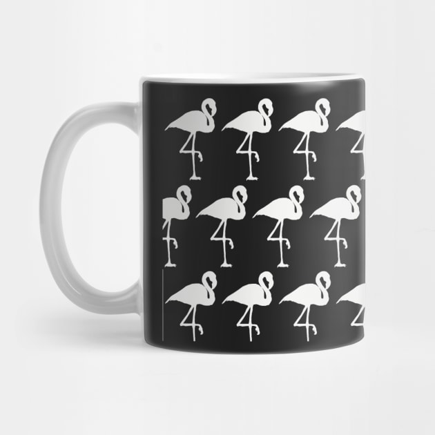 Pink Flamingo Print by luckylucy